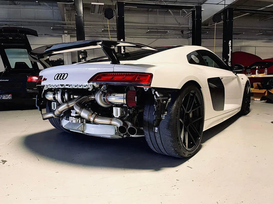 Audi R8 Gen 2 V Style Carbon Fiber Wing