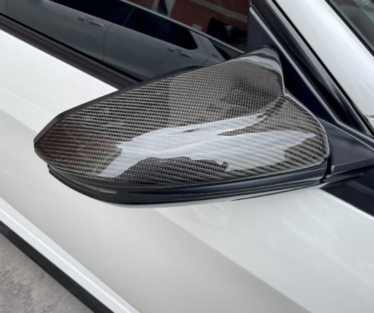 Honda Civic 10th Gen (2016-2021) - M Style Carbon Fiber Mirror Cap Replacement