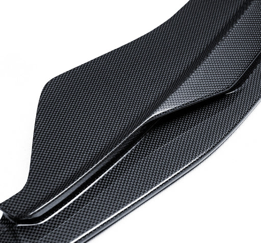 Ferrari 296 GTB / GTS - PT Prepreg Dry Carbon Fiber Front Splitter Lip Spoiler