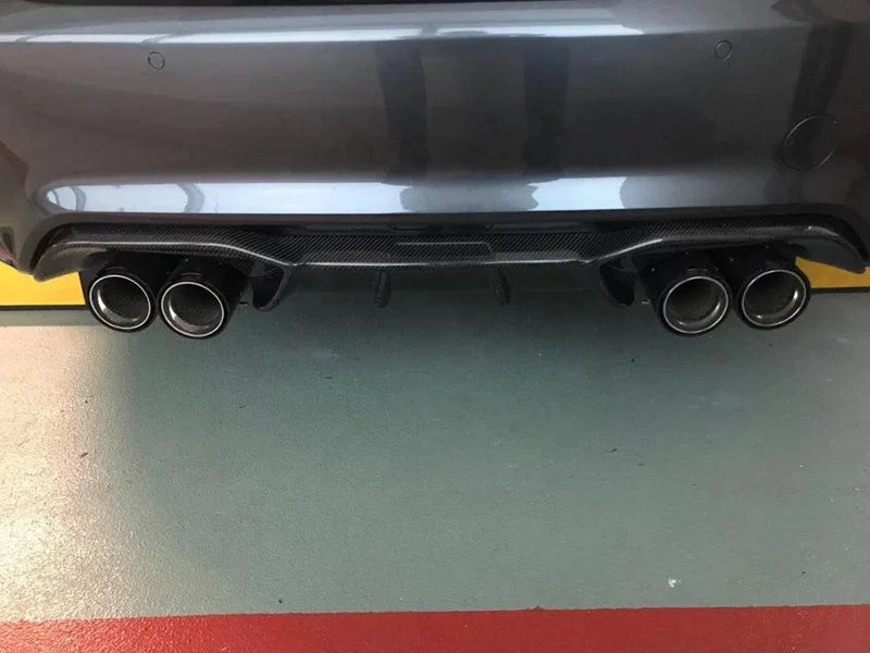 BMW M2 F87 Carbon Fiber Fin Diffuser