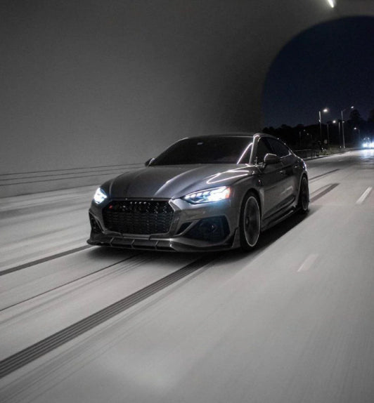 Audi RS5 B9.5 (2020-2024) - FD Style Carbon Fiber Front Lip Spoiler