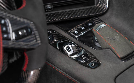 Corvette C8 - Carbon Fiber Interior Shifter Trim
