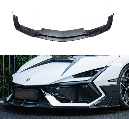 Lamborghini Revuelto - MSY Style Prepreg Dry Carbon Fiber Front Lip Spoiler
