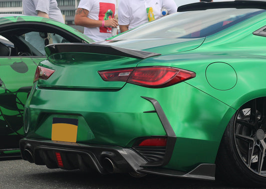Infiniti Q60 – Carbon Fiber Rear Bumper Wind Blades