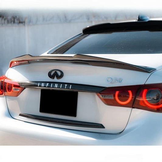 Infiniti Q50 – PSM Style Carbon Fiber Rear Spoiler