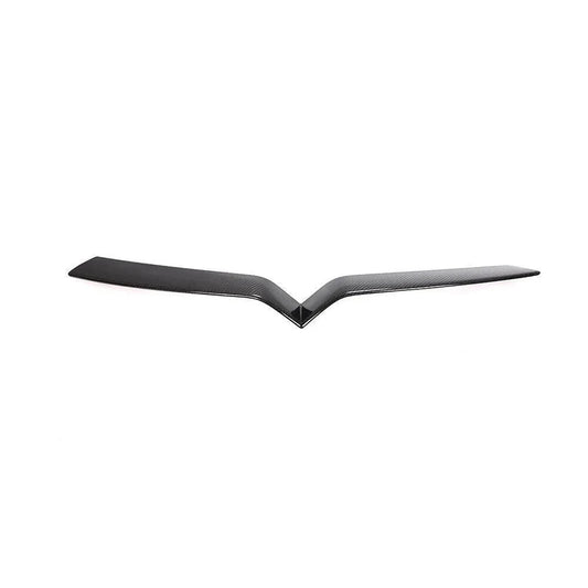 Tesla Model X - Carbon Fiber Front Center Grille Cover Trim