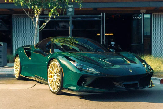 Ferrari F8 Tributo - Carbon Fiber Side Skirt Extensions