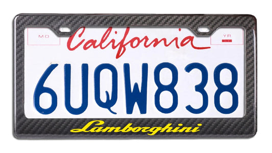 Lamborghini - Carbon Fiber License Plate Frame