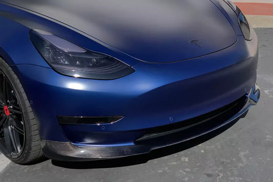 Tesla Model 3 2017-2023 - Carbon Fiber Front Lip Splitter