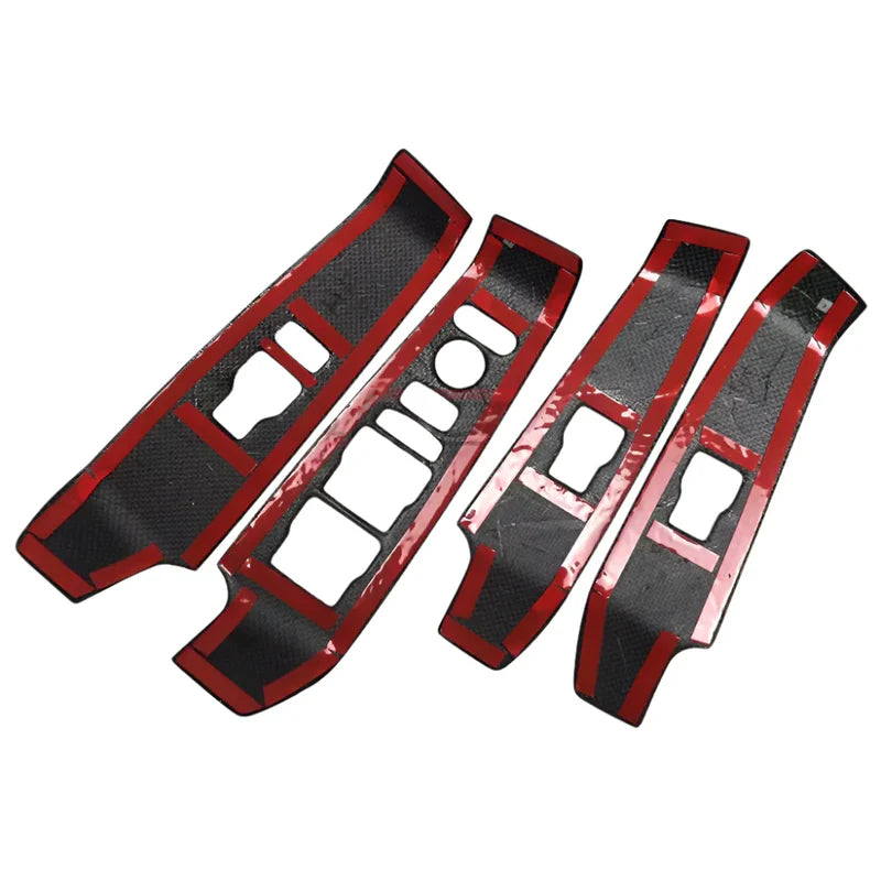 Honda Civic Type R FL5 (2023–2025) – Carbon Fiber Door Switch Button Panel Kit (4PCS)