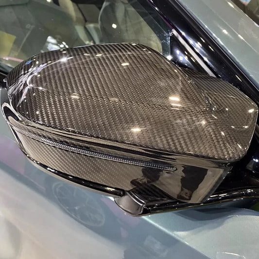BMW G60 / G70 / G90 / G45 β Carbon Fiber Side Mirror Covers Replacement