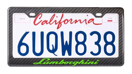Lamborghini - Carbon Fiber License Plate Frame