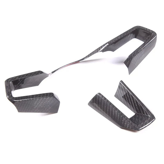 Porsche Taycan - Dry Carbon Fiber Steering Wheel Cover Trim
