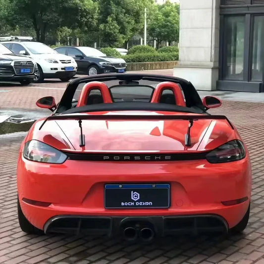 Porsche 981 / 718 Cayman & Boxster - Carbon Fiber Rear Wing