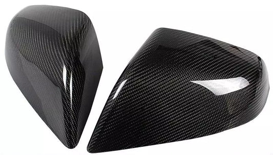 Tesla Model S - Carbon Fiber Side Mirror Covers
