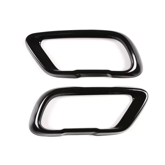 BMW X5 G05 – Black Steel Exhaust Tip Cover Trim