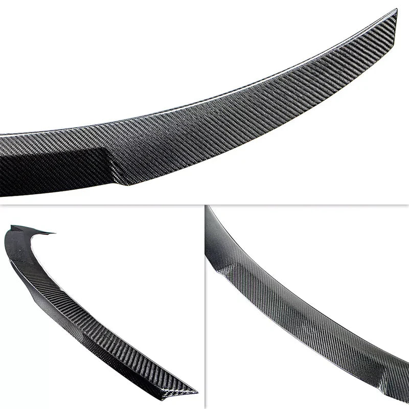BMW E82 1 Series Coupe (2007–2013) - V Style Carbon Fiber Trunk Spoiler