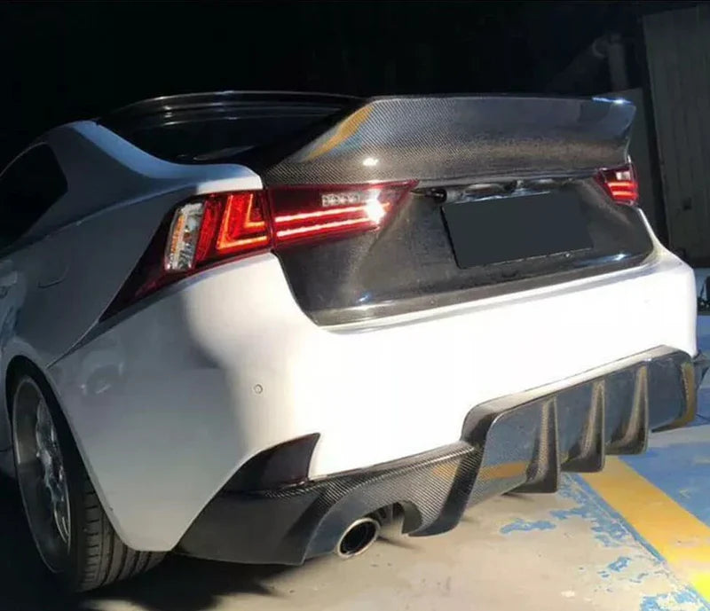 Lexus IS-F/IS250/IS300/IS350 2013–2016 – Carbon Fiber Rear Bumper Diffuser