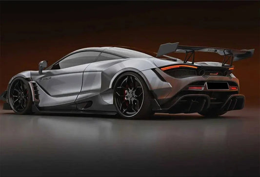 McLaren 720S / 750S – Carbon Fiber GT Wing with Base Panel