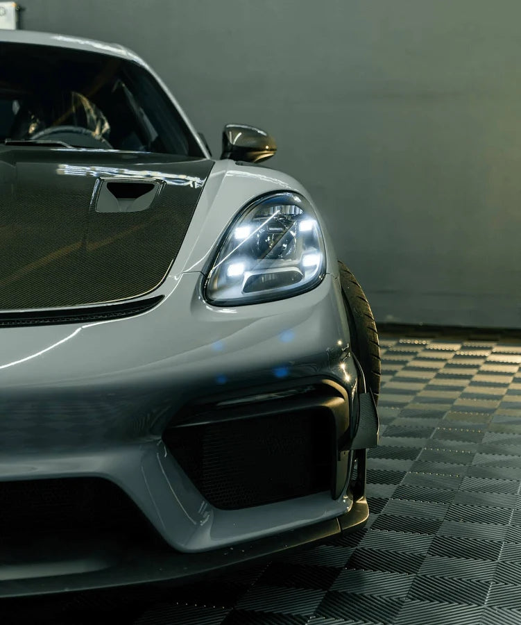 Porsche 718 Boxster / Cayman / GT4 RS (2016–2024) - Matrix Style LED Headlights