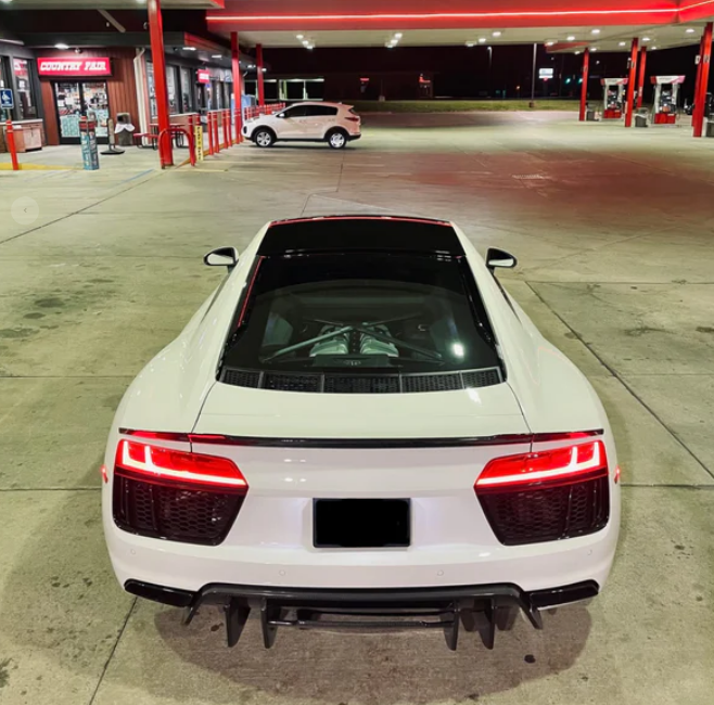 Audi R8 Gen 2 - Carbon Fiber Lip 3pc 2017-2024