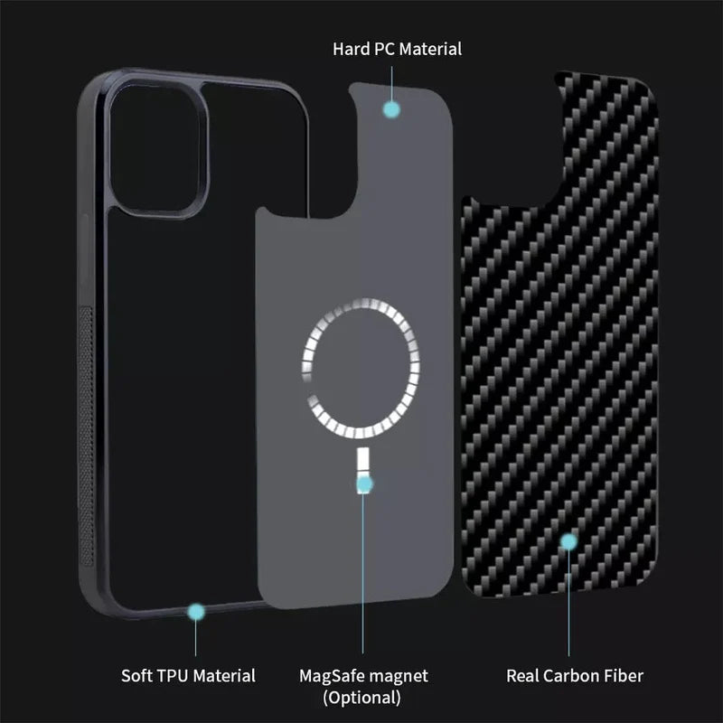 iPhone Magsafe Case - Forged Carbon Fiber