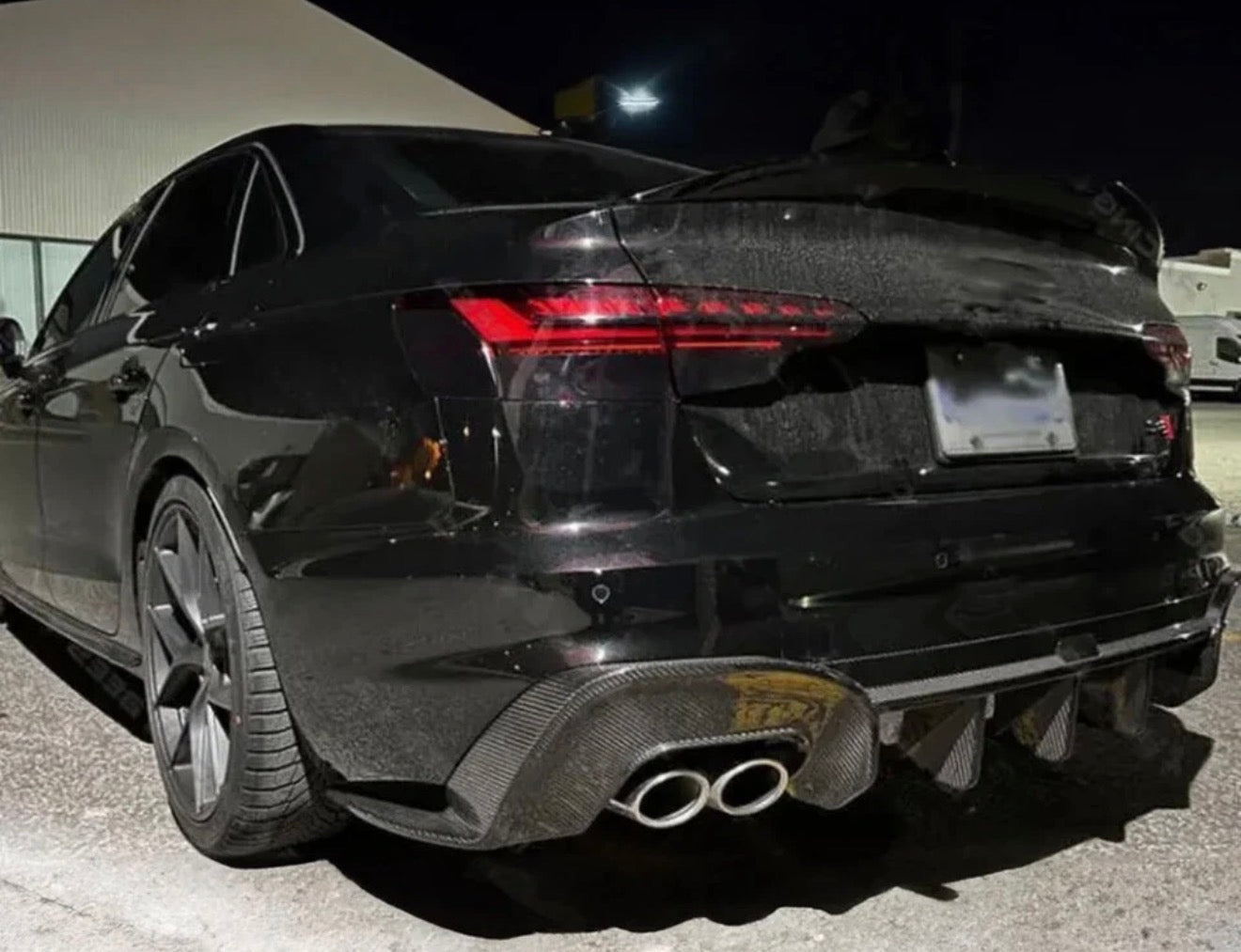 Audi A4 B9.5 S Line - Carbon Fiber Rear Diffuser