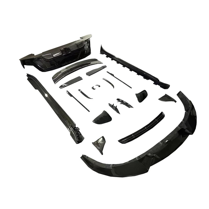 Porsche Taycan J1 - MS Style Carbon Fiber Aerodynamic Body Kit