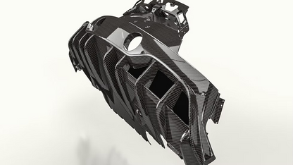 Maserati MC20 – Carbon Fiber Rear Finned Diffuser