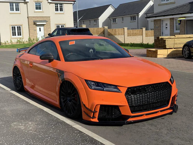 Audi TTRS Carbon Fiber 4 PC Front Canards