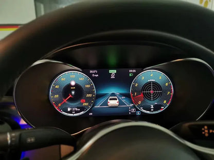 Mercedes-Benz W205 C-Class & X253 GLC-Class – Digital Instrument Cluster Upgrade (Plug & Play)