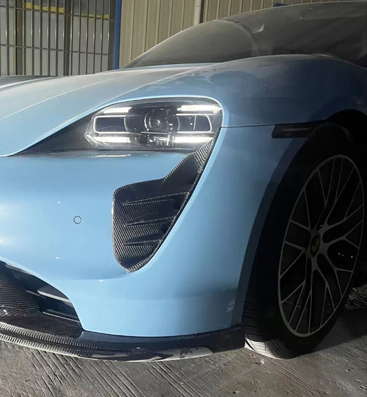 Porsche Taycan - Carbon Fiber Intake Vent Trim Covers