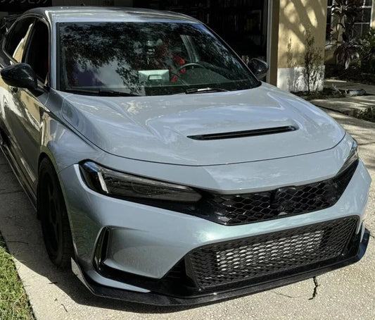 Honda Civic 11th Gen FL5 Type R 2023+ – Carbon Fiber Front Winglet Lip Extension