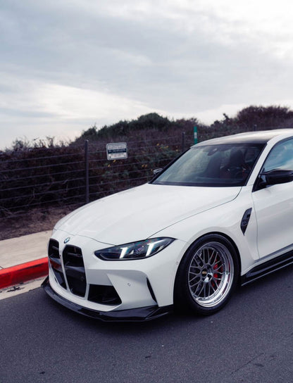 BMW G80 M3 & G82 M4 - V Style Carbon Fiber Front Lip