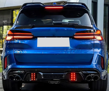BMW X5M / X6M LT Style Rear Diffuser with Dual LED Brake Light & Rear Corner Aprons