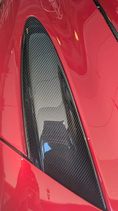 McLaren 720S - Dry Carbon Fiber Rear Fender Air Intake Vent