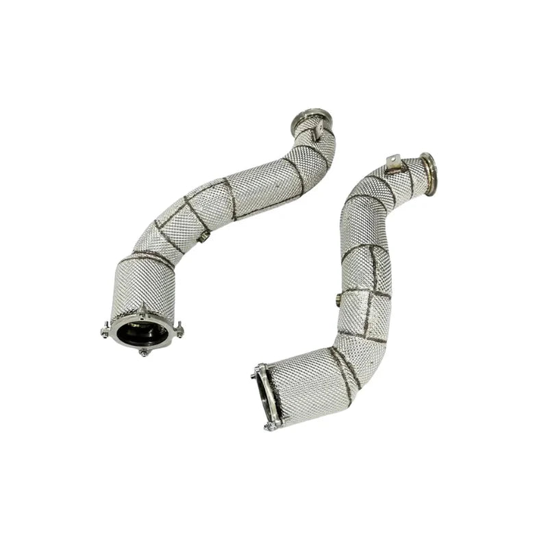 McLaren 720S – Downpipes with Heat Shield (Catted or Catless)