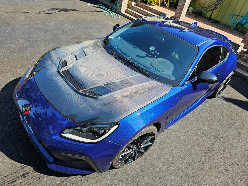 Toyota GR86 ZN8 / Subaru BRZ ZD8 – Vented Carbon Fiber Hood