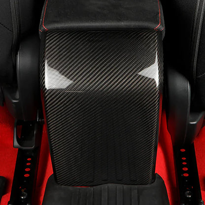 Honda Civic Type R FL5 (2023+) – Carbon Fiber Armrest Rear Kick Protection Cover Trim