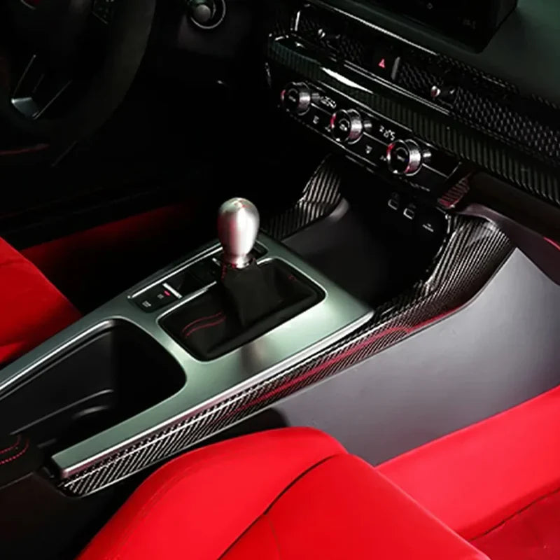 Honda Civic Type R FL5 (2023+) – Carbon Fiber Center Console Side Trim