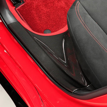 Honda Civic 11th Gen Type R FL5 – Carbon Fiber Front & Rear Door Sill Trim Set