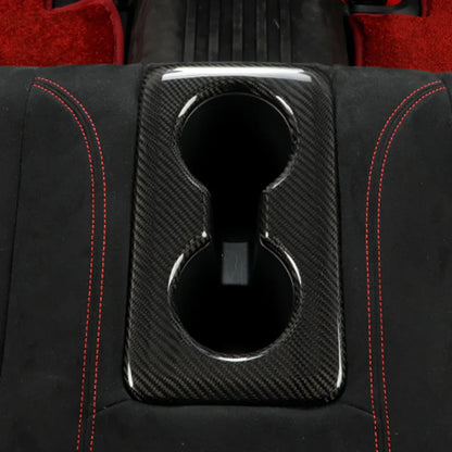 Honda Civic Type R FL5 (2023+) – Carbon Fiber Rear Cup Holder Cover