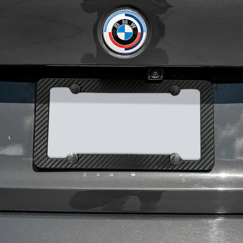Carbon Fiber License Plate Frame – 4 Hole