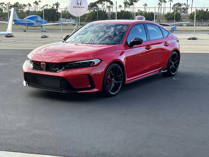 Honda Civic Base Sedan – Type R Style Gloss Black ABS Front Upper Grille