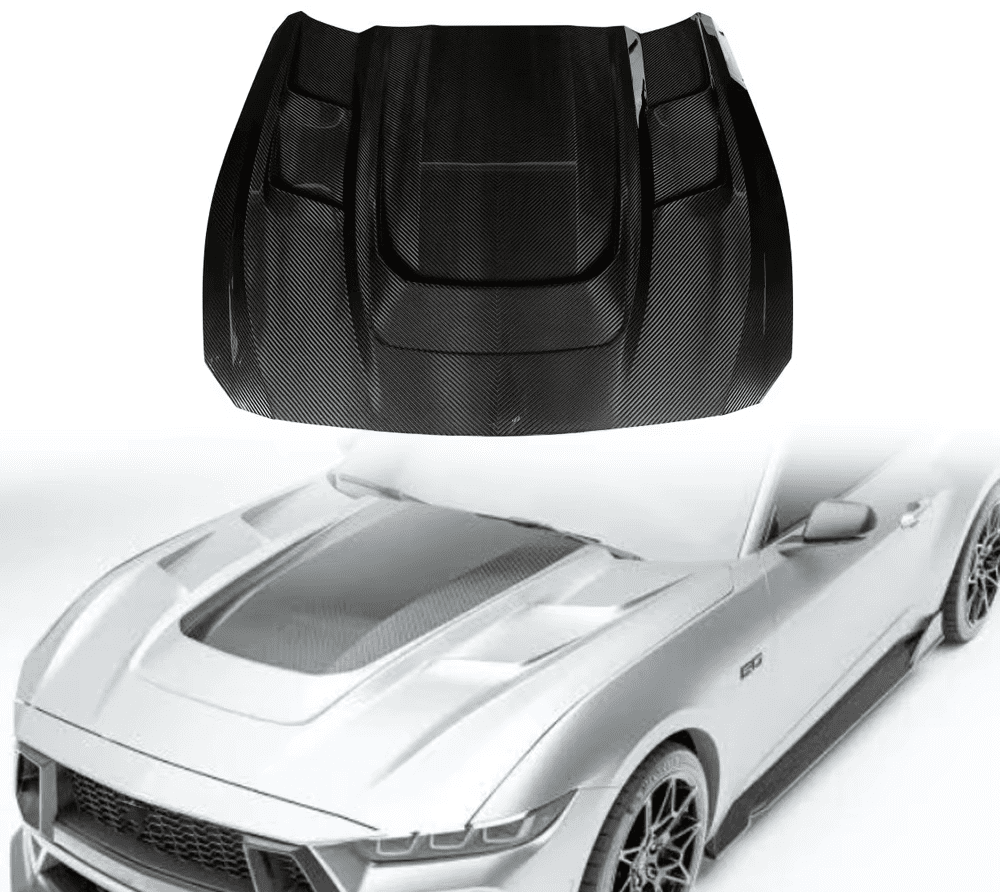 Ford Mustang GT S650 Coupe (2024+) - Carbon Fiber Hood