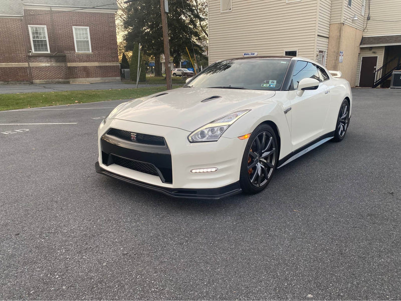Nissan R35 GTR - TS-Style Carbon Fiber Front Bumper Lip
