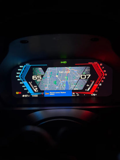 BMW X3 F25 / X4 F26 / X5 F15 / X6 F16 (2011–2018) – Digital Instrument Cluster Upgrade with Apple CarPlay (Plug & Play)