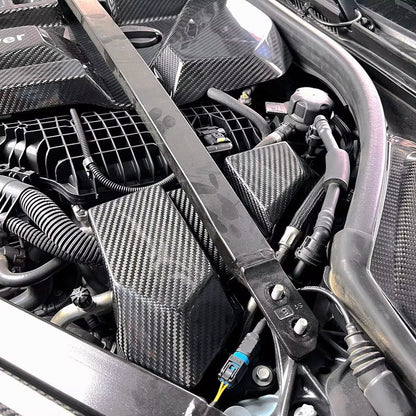 BMW G80 M3 / G82 G83 M4 Dry Carbon Fiber Full Engine Bay Cover Kit (2021+)