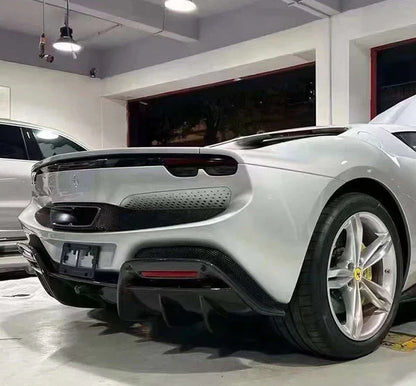 Ferrari 296 GTB/GTS - Dry Carbon Fiber Rear Diffuser