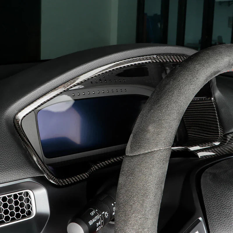 Honda Civic Type R FL5 (2023+) – Carbon Fiber Instrument Panel Frame Cover Trim